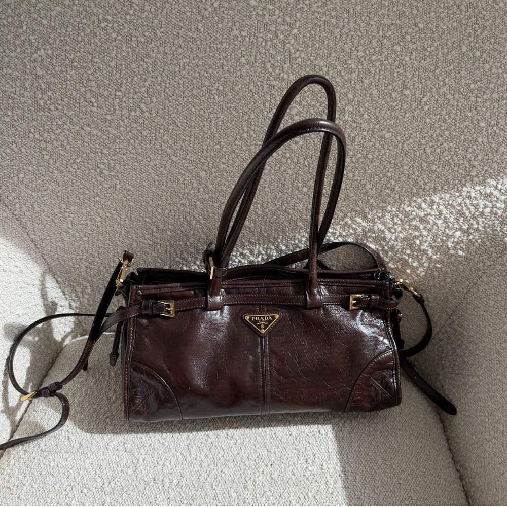 Prada Bonnie medium leather handbag